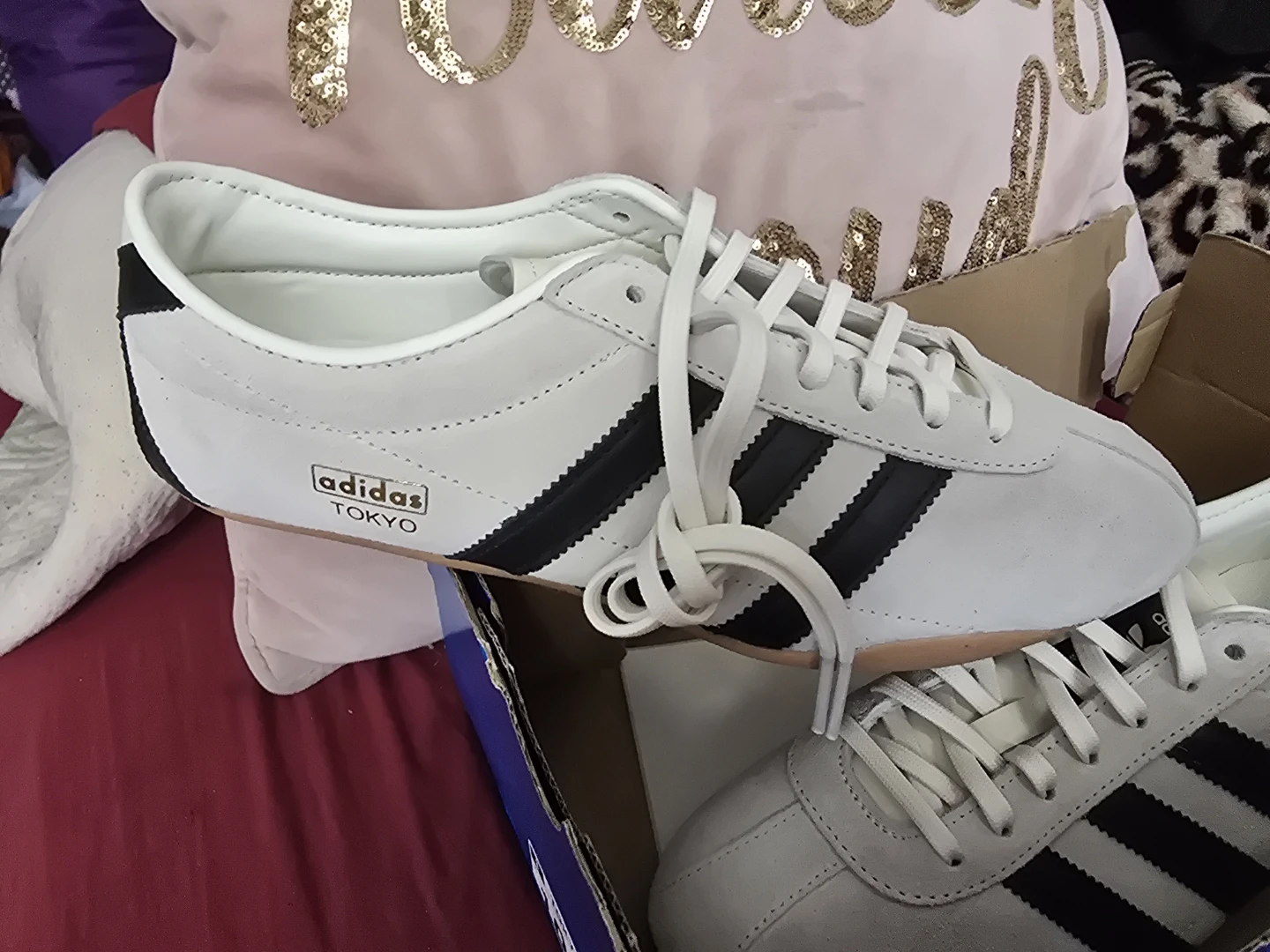 Adidas Tokyo W White Black Women's Shoes Size 10