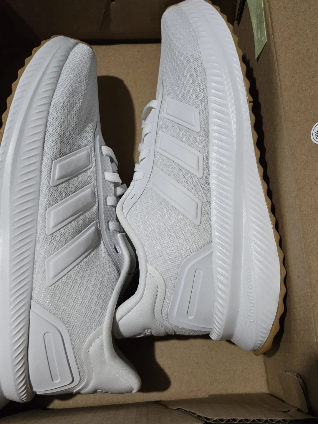 Adidas Cloudfoam White Running Shoes Size 8 - photo 5