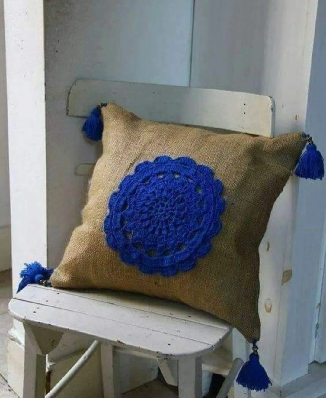 Handmade Crochet Accent Pillow Covers - photo 4