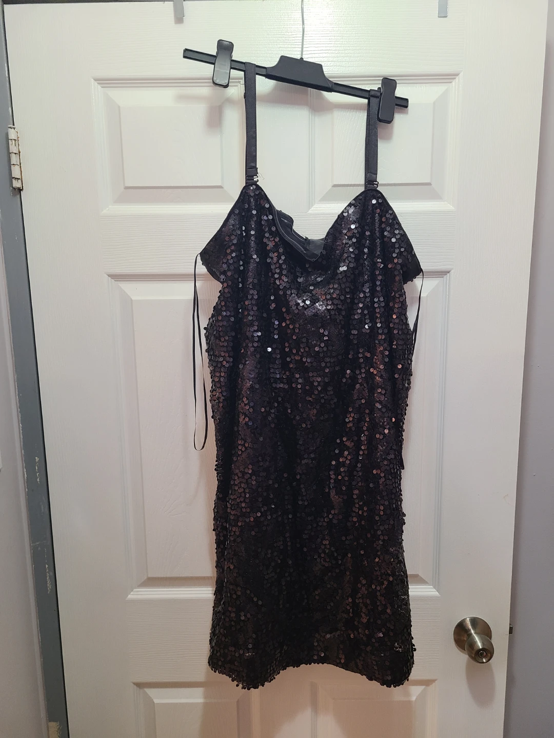 Addition Elle Black Sequin Dress - Size 3X