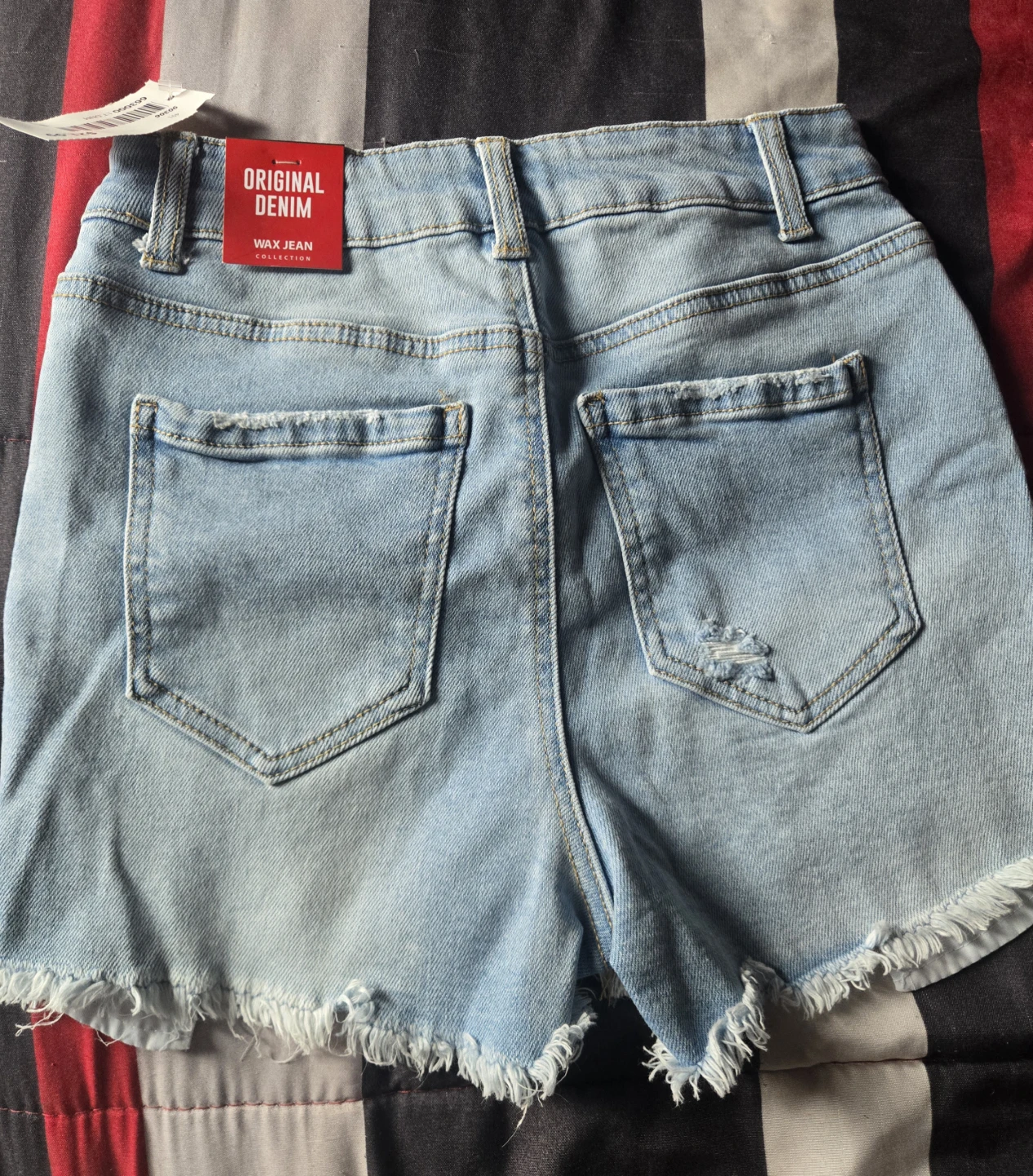 Wax Jean Collection Distressed Denim Shorts