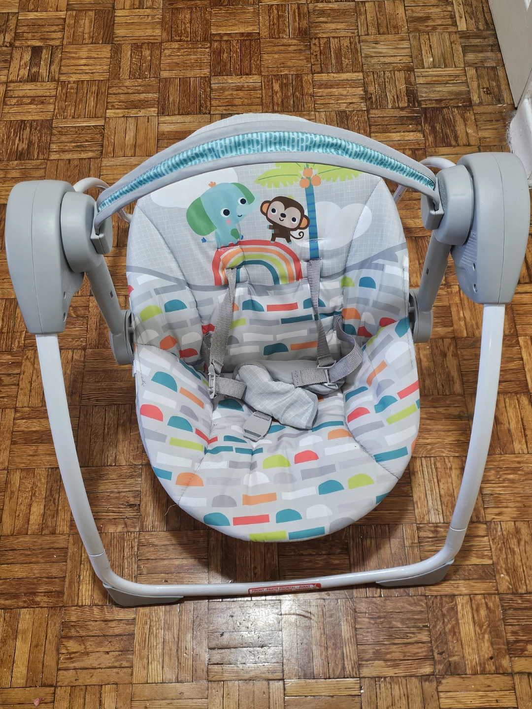Bright Starts Playful Paradise Portable Baby Swing