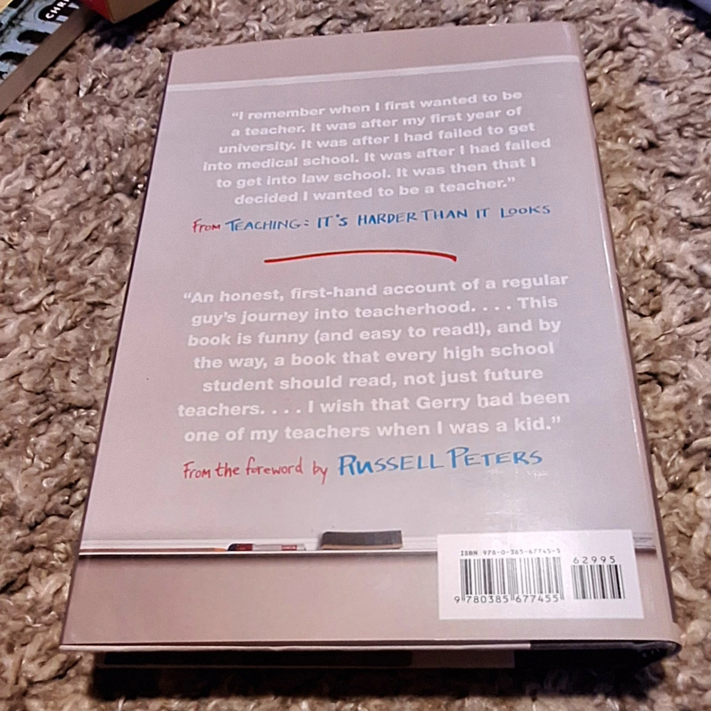 Gerry Dee memoir - like new hardcover - photo 3