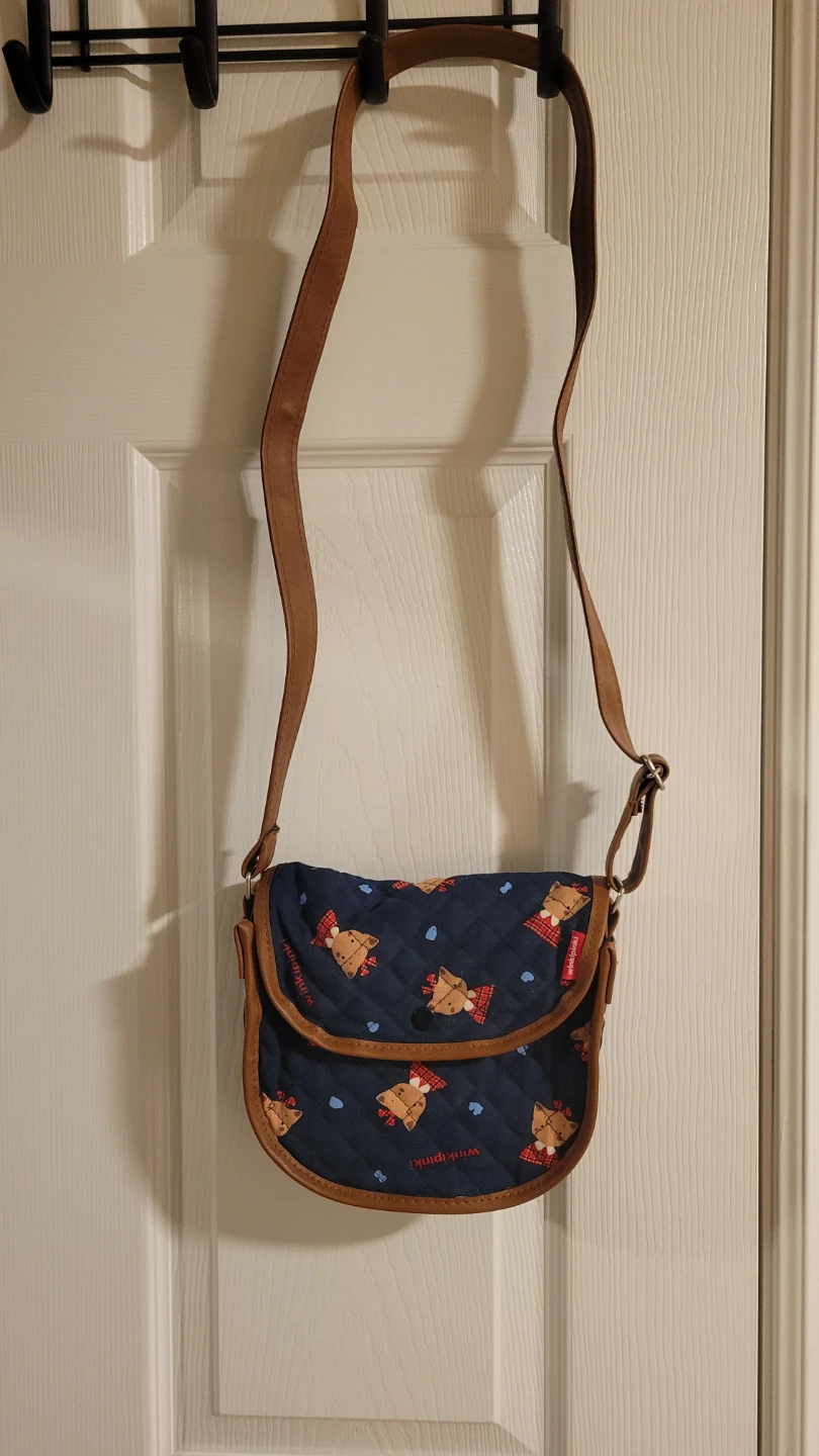 Winkipinki Quilted Small Crossbody Bag with Bear Pattern - photo 2