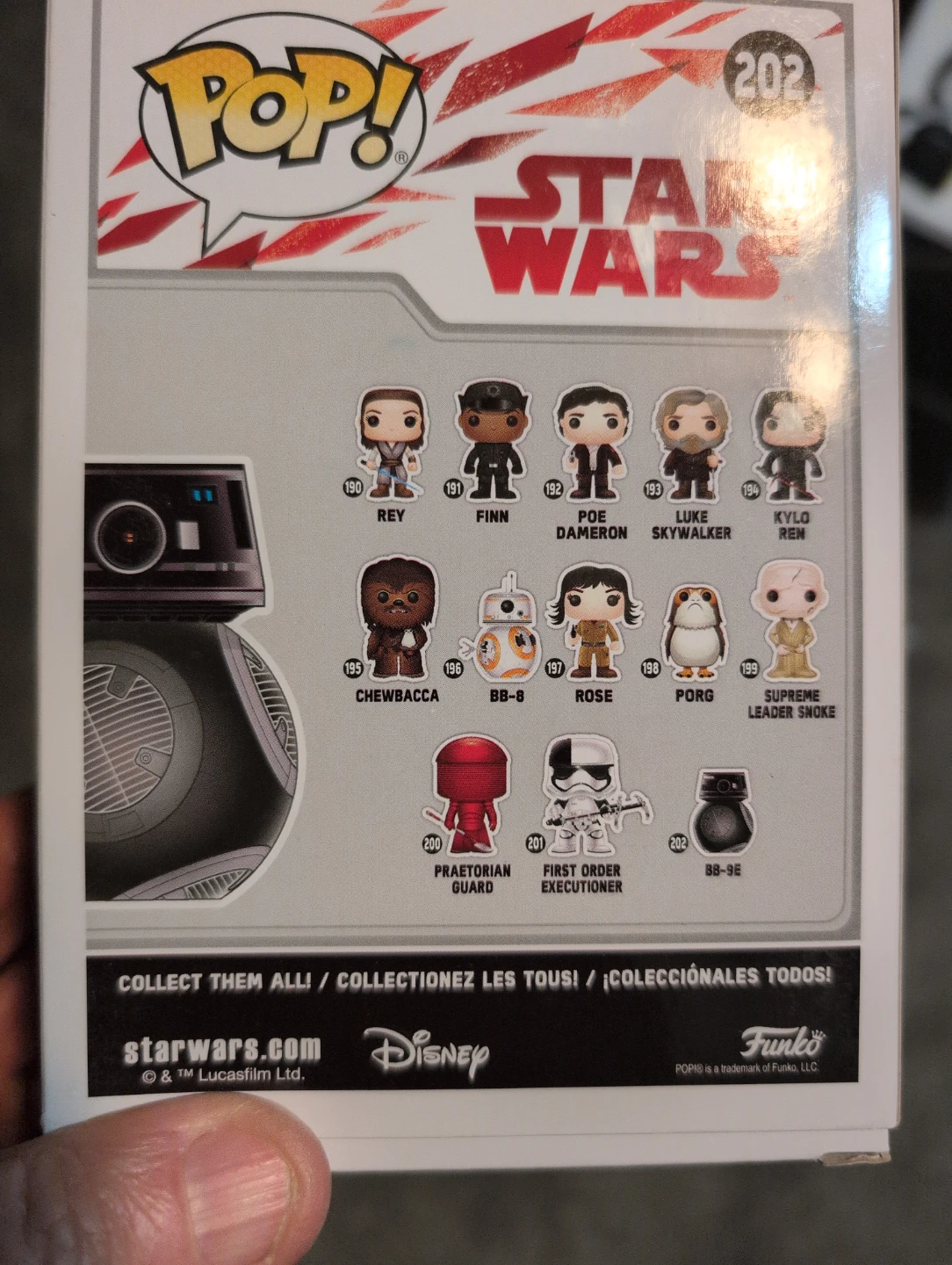 Funko Pop! Star Wars BB-8 202 BB-9E Vinyl Bobble-Head - photo 2