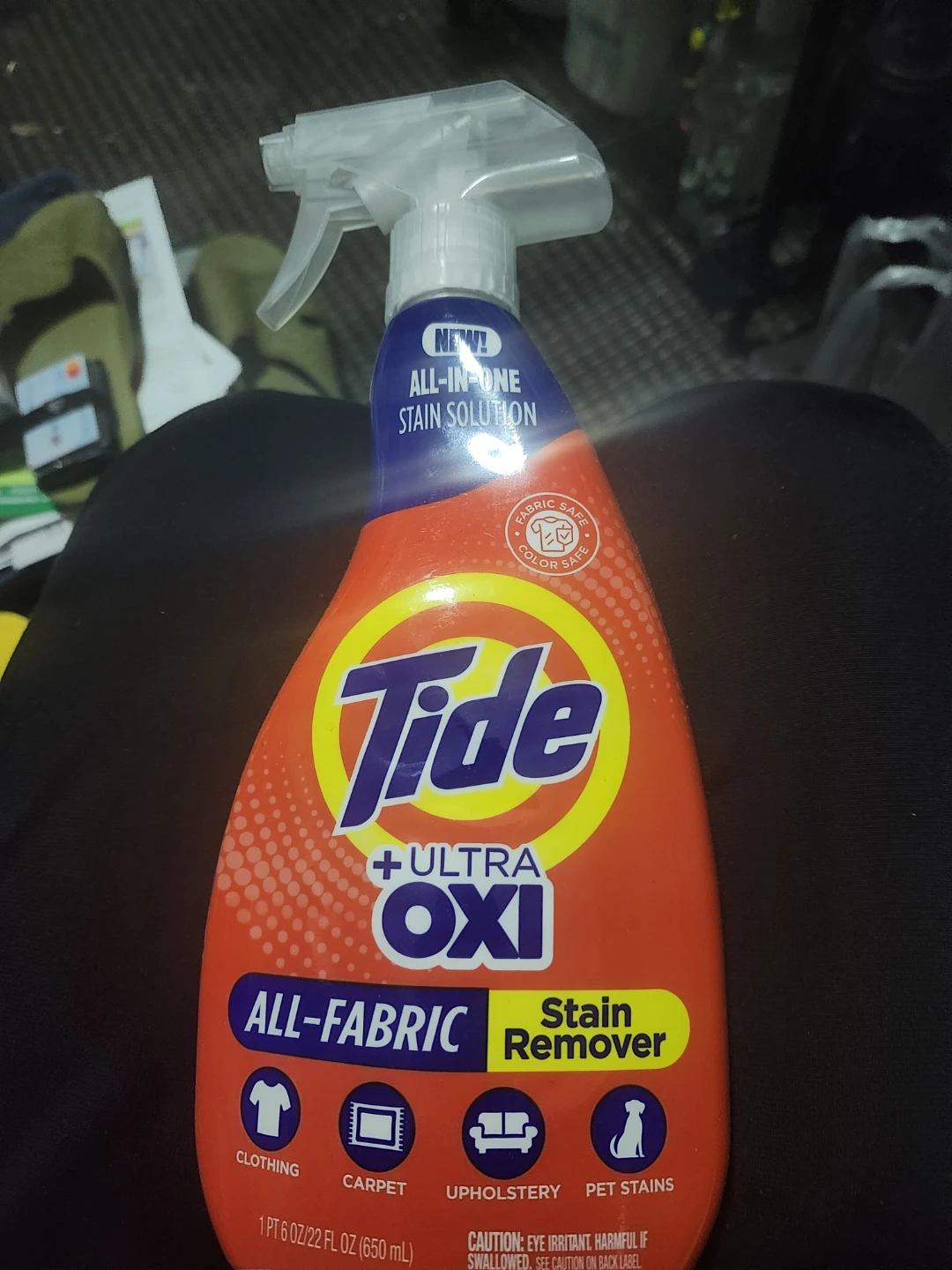 Tide + Ultra Oxi All-Fabric Stain Remover Spray 22 fl oz
