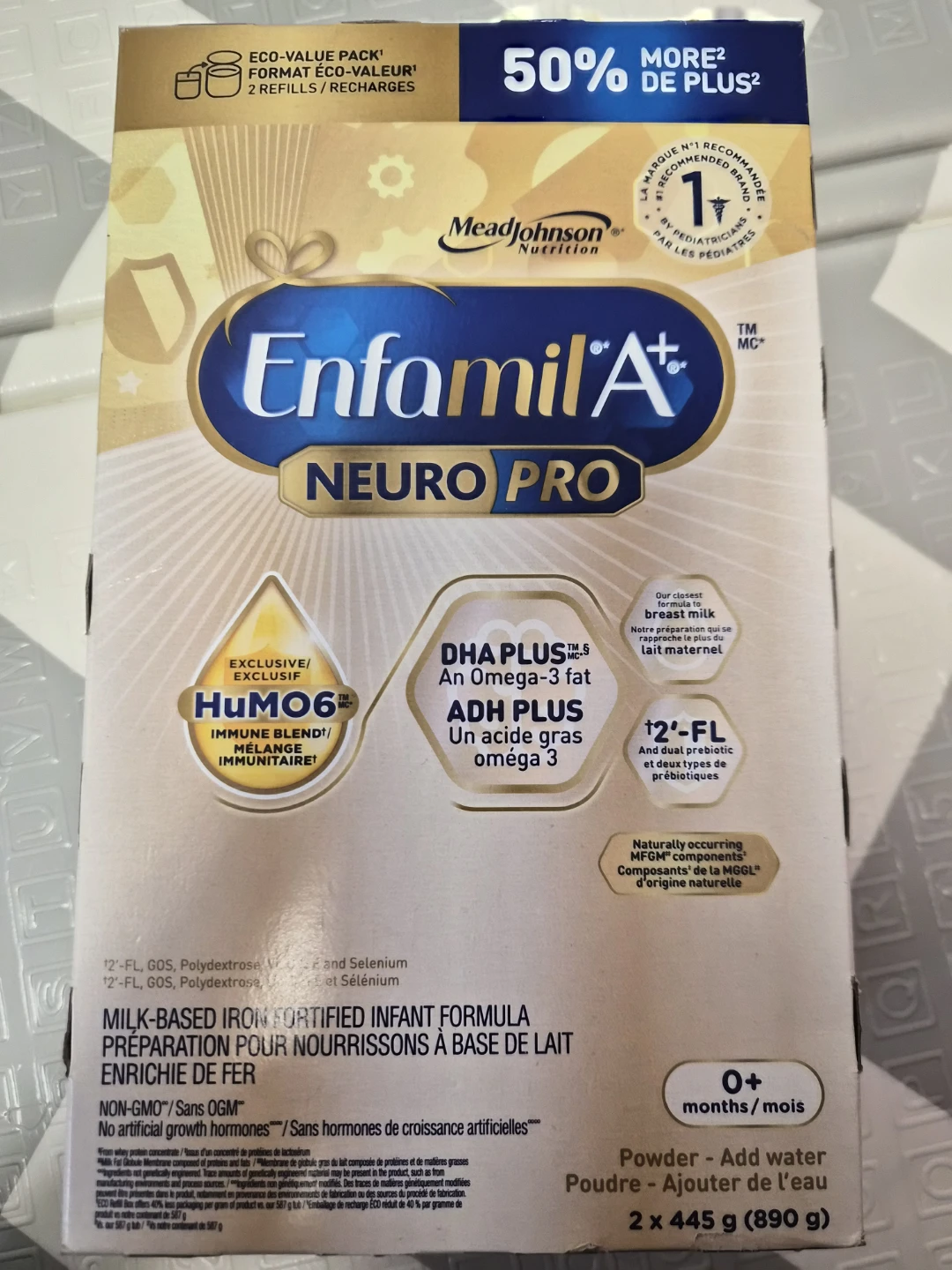 Enfamil A+ Neuro Pro Infant Formula Powder 2 x 445g