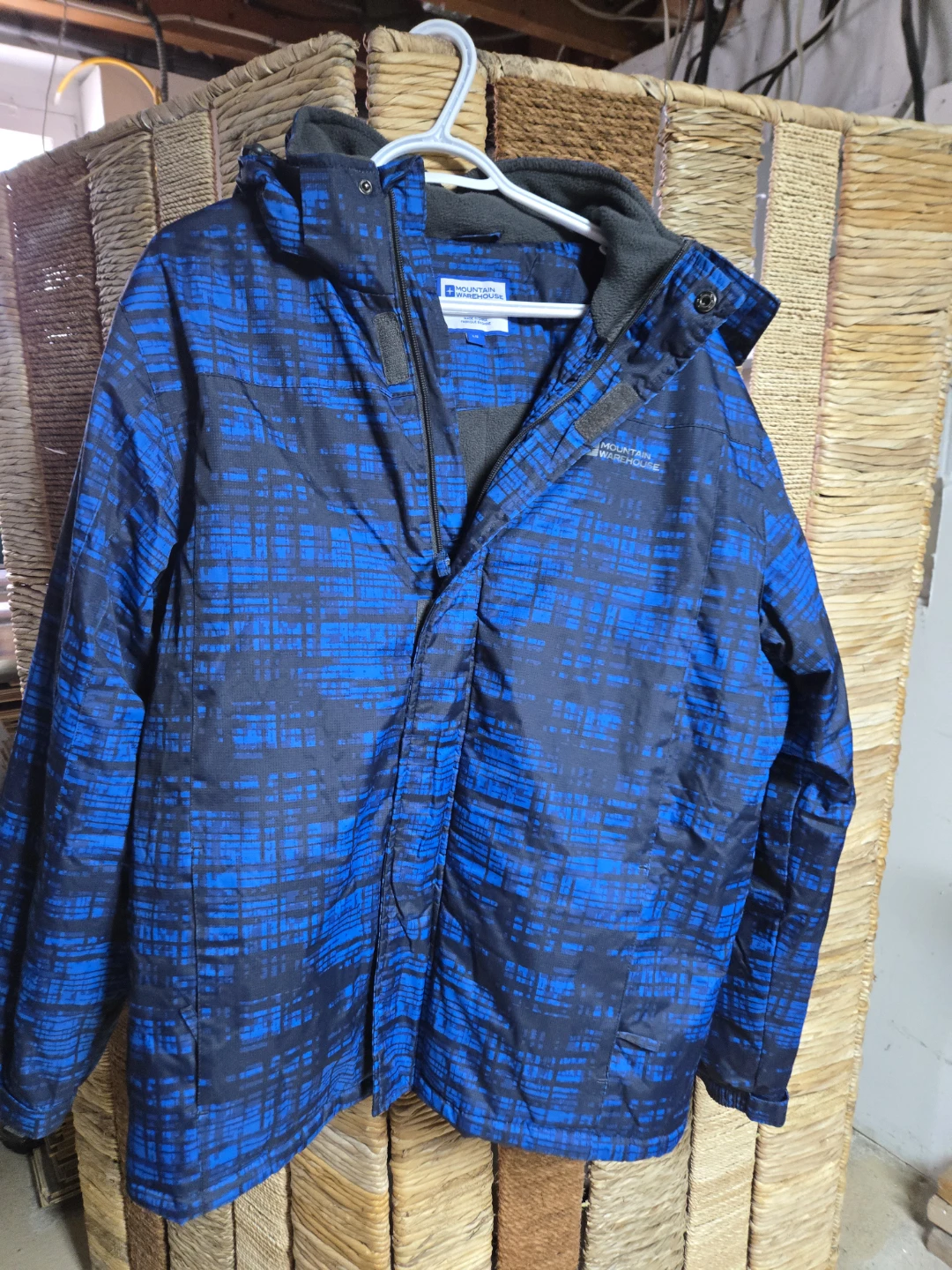 Mountain Warehouse Snow Jacket - Blue/Black Plaid - Size L - photo 3