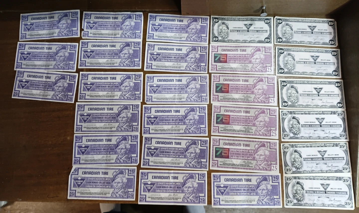 Canadian Tire Cash Bonus - Variety of Denominations - photo 3