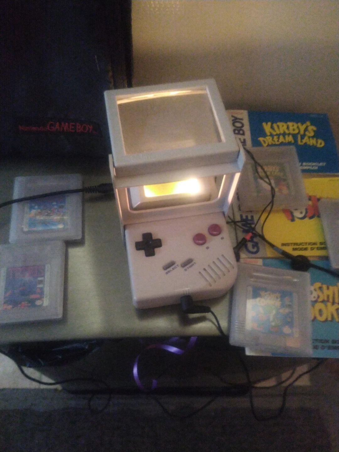 Nintendo Game Boy Bundle with Games and Magnifier Light - photo 2