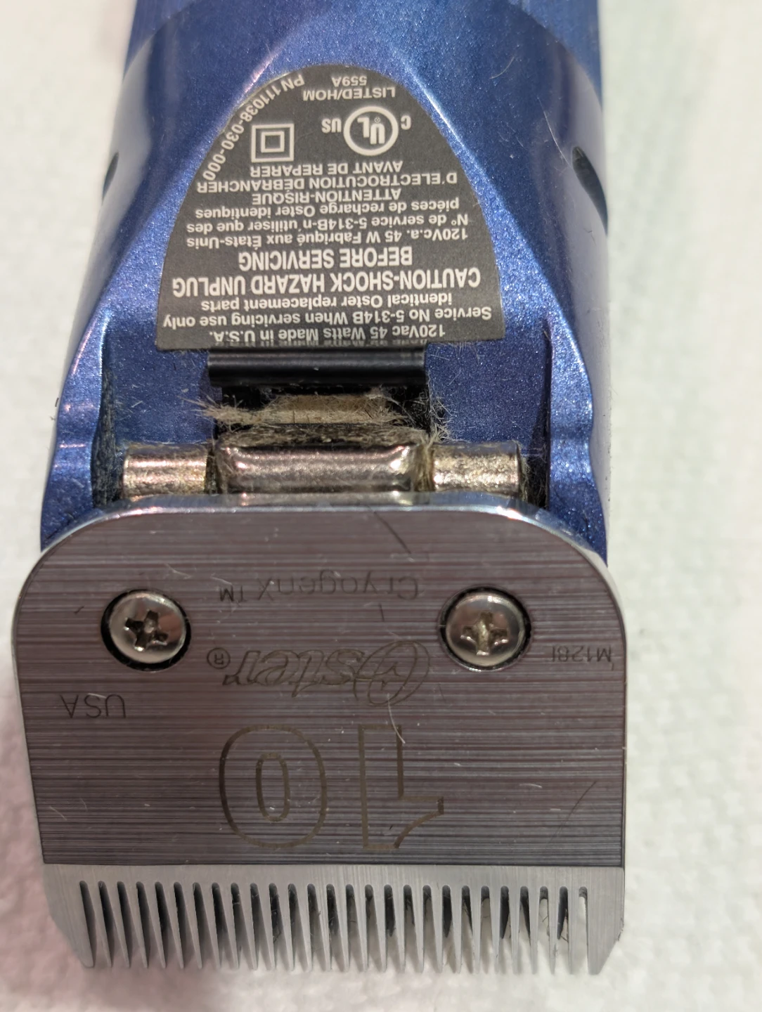 Oster Turbo A5 Pet Clipper with Andis Size 5 Blade - photo 3