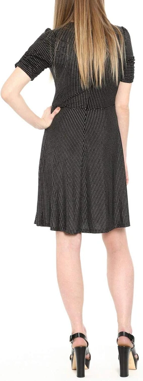 Michael Kors Black & Silver Dot Dress - Small - photo 2