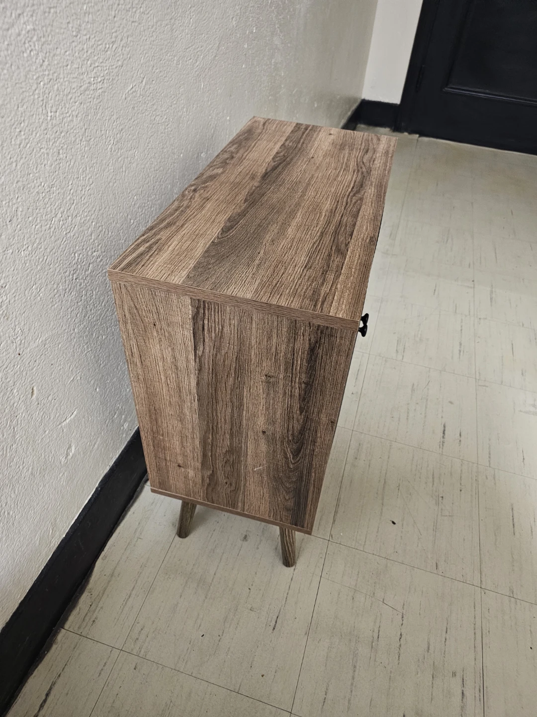 Rustic Wood Cabinet with Mesh Doors - photo 3