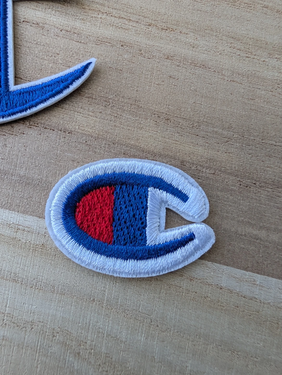 Iron on Champion Patches (Set of 2) embroidered patches new - photo 5