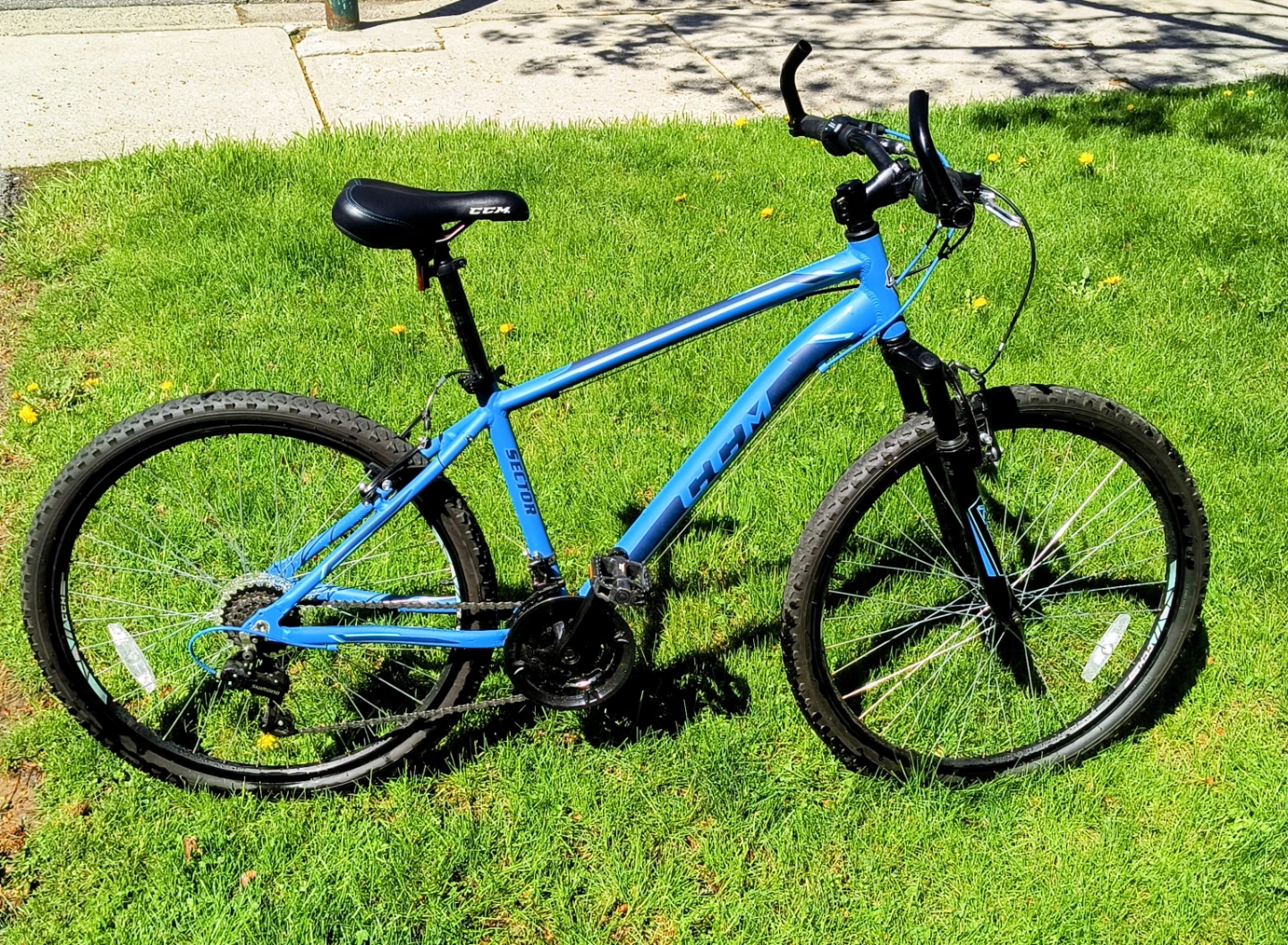 Blue CCM Sector Mountain Bike