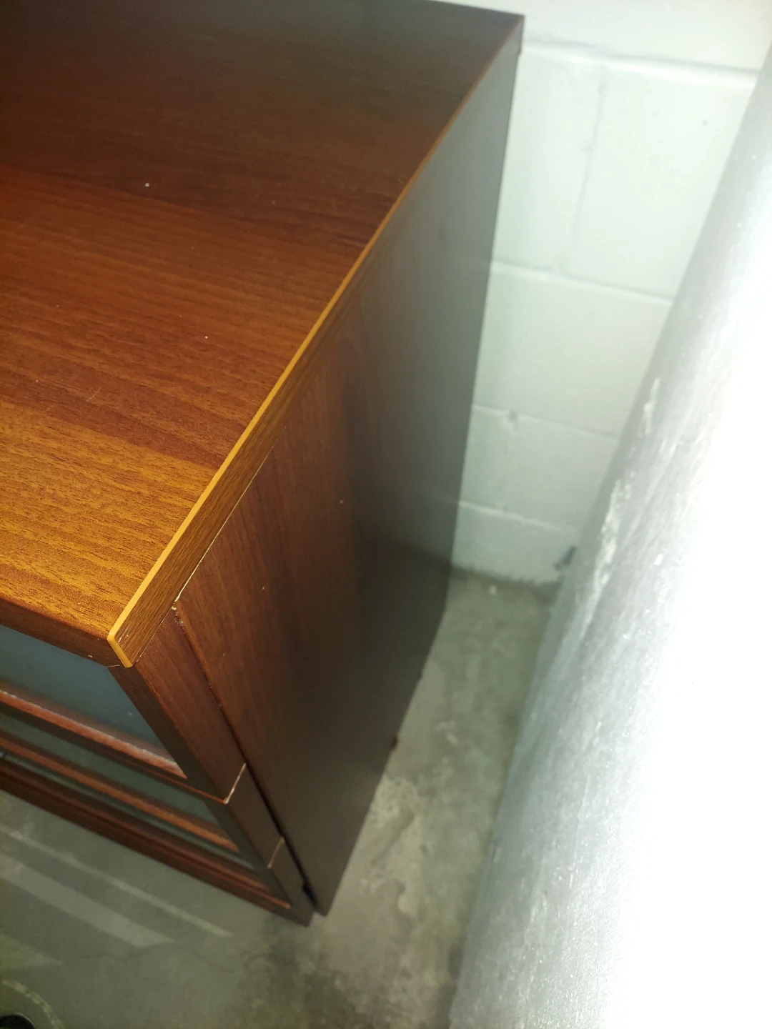 Wooden dresser with frosted glass drawers ikea - photo 2