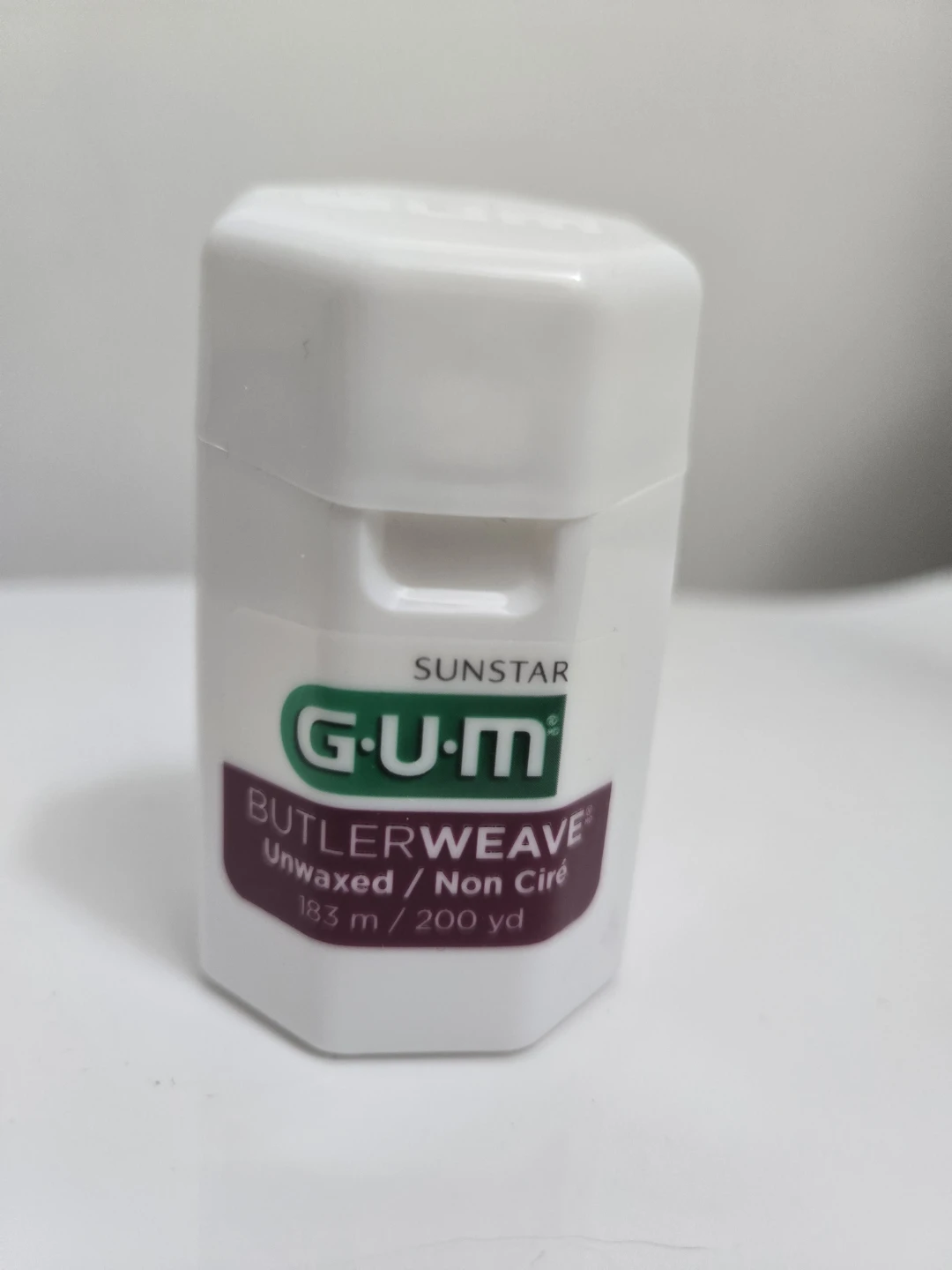 G.U.M BUTLERWEAVE Unwaxed Floss - 183m / 200 yd