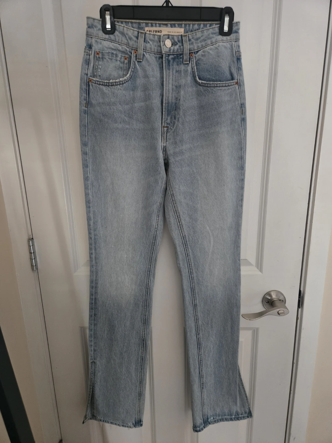 GRLFRND Light Wash Denim Jeans - Size 25 - photo 5