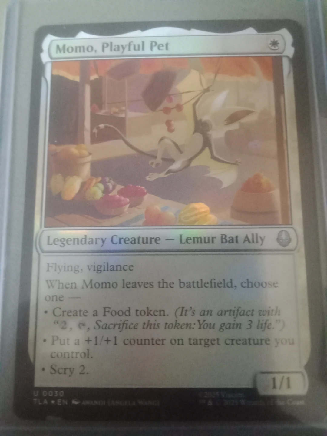 Momo, Playful Pet Magic The Gathering Card