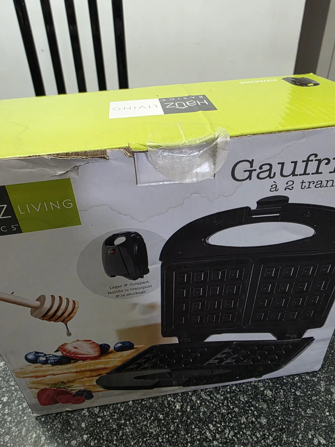Hauz Living Basics 2-Slice Waffle Maker - photo 3
