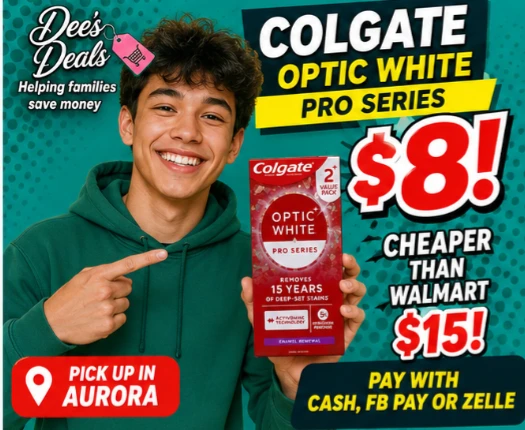 Colgate Optic White Pro Series Toothpaste - 2  Pack $8