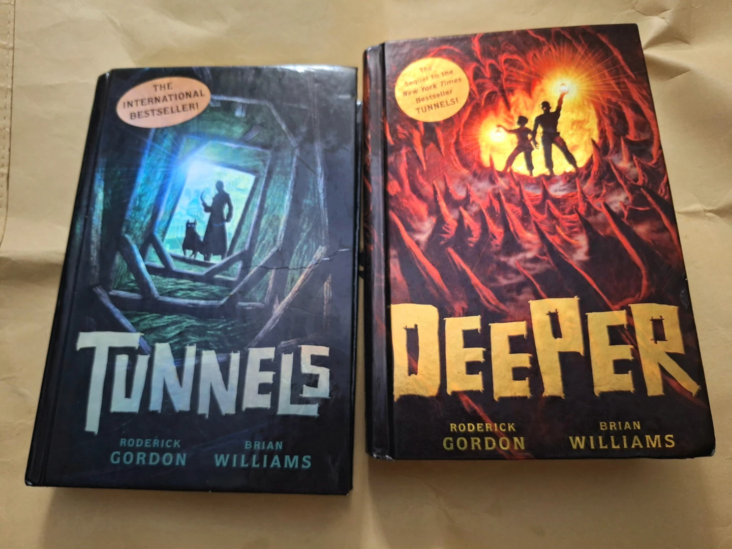 1st two YA novels in the Best Selling 'Tunnels' series