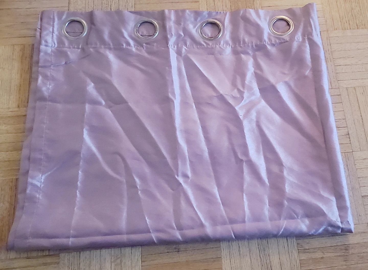 Light Purple Eyelet Curtain Panel
