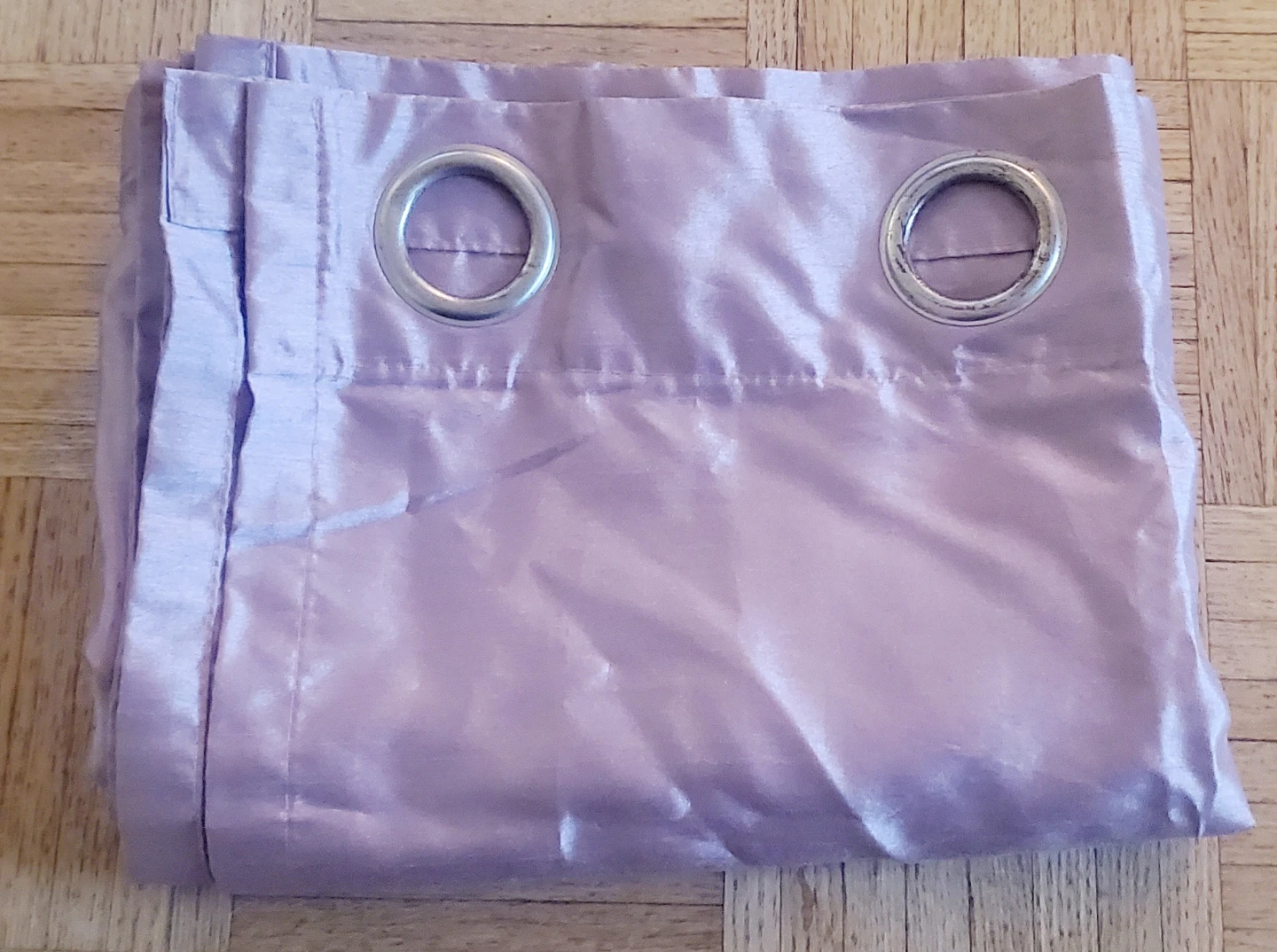 Light Purple Eyelet Curtain Panel - photo 2