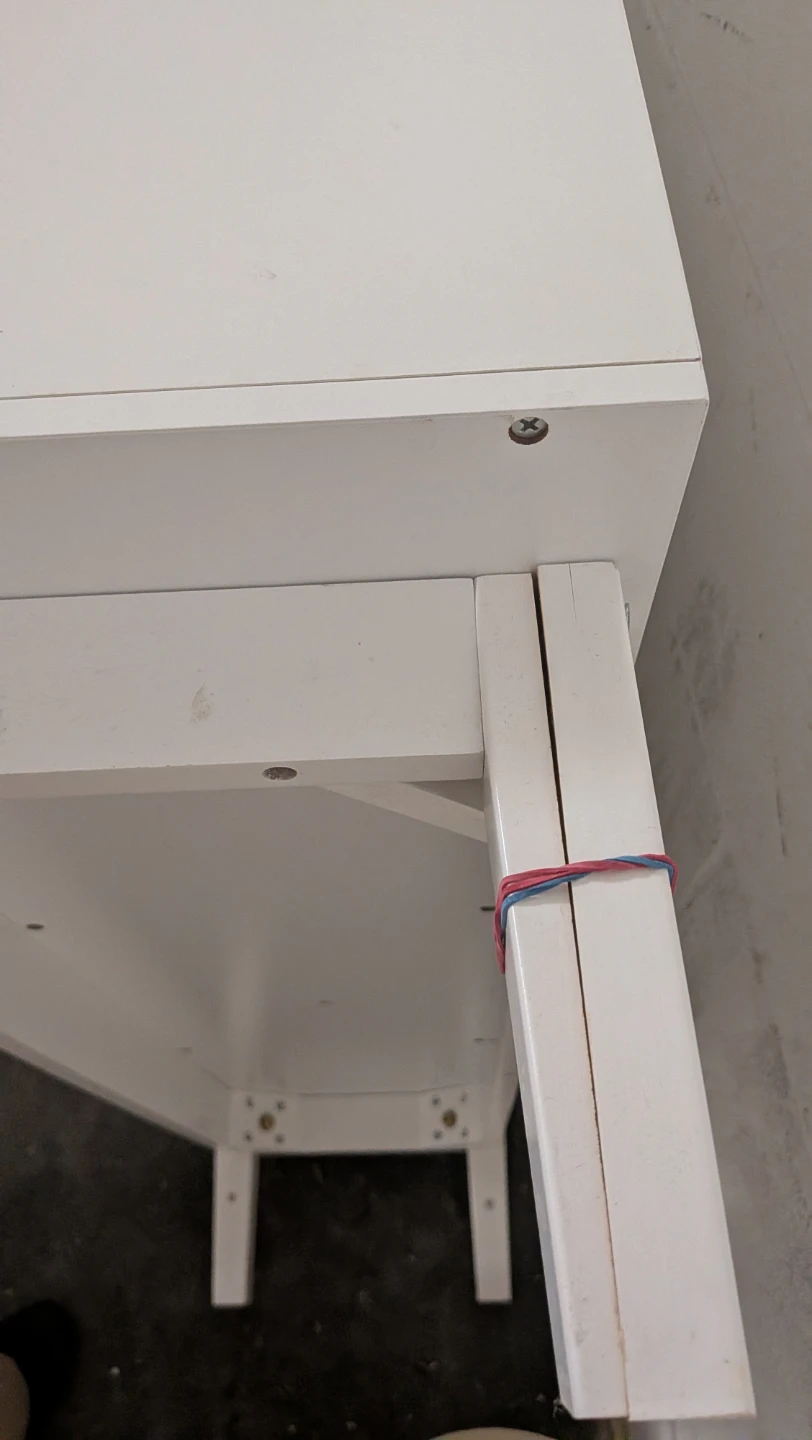 White 6-Cube Storage Cabinet - photo 3