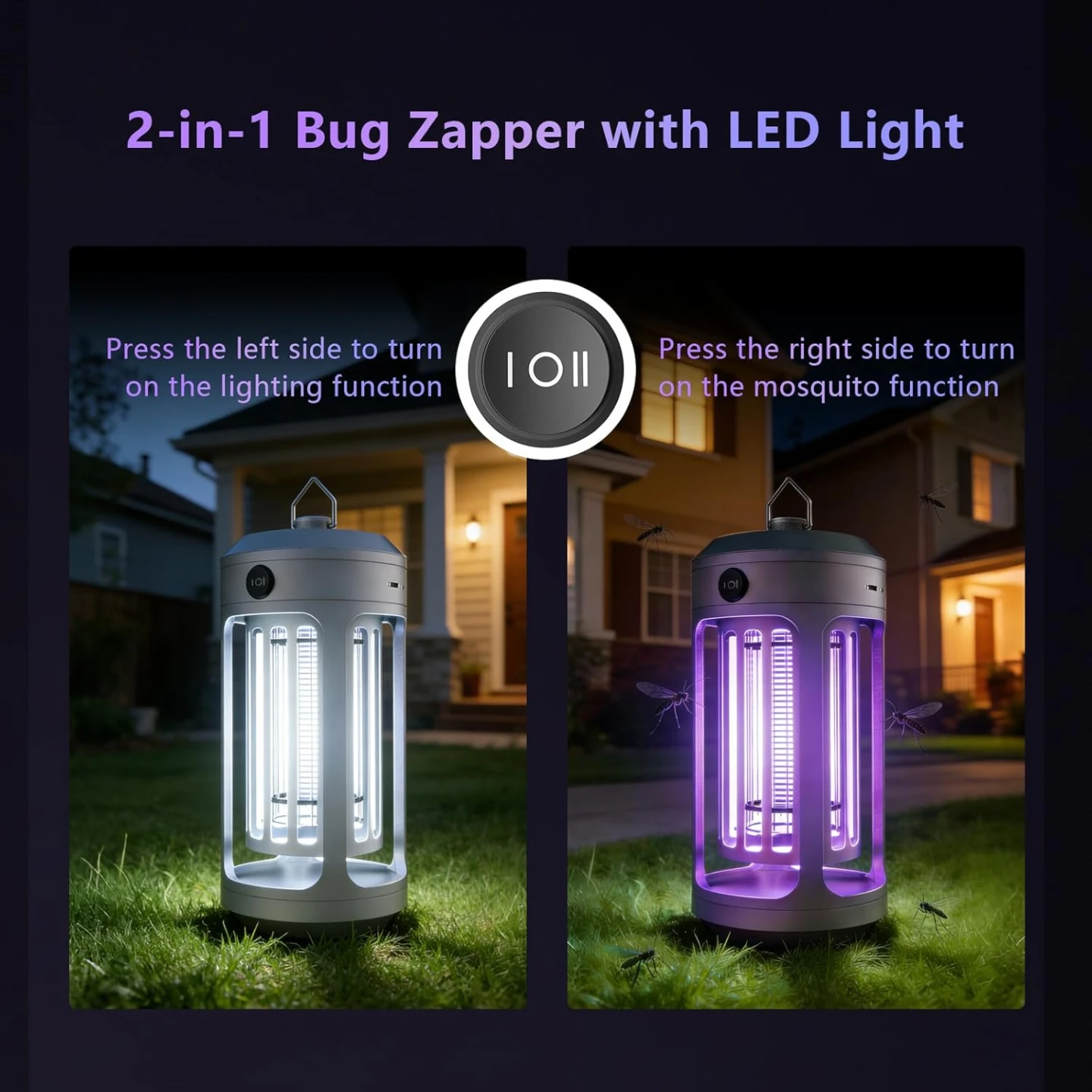 2-in-1 Bug Zapper & LED Light - photo 3