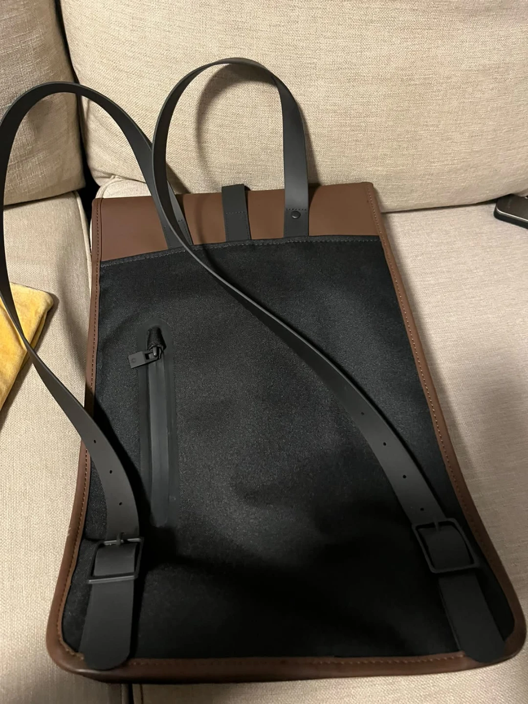 RAINS Backpack - Brown/Black - photo 2