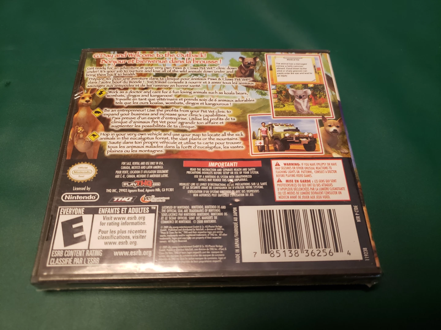 Nintendo DS Paws & Claws Pet Vet: Australian Adventures Game - photo 3