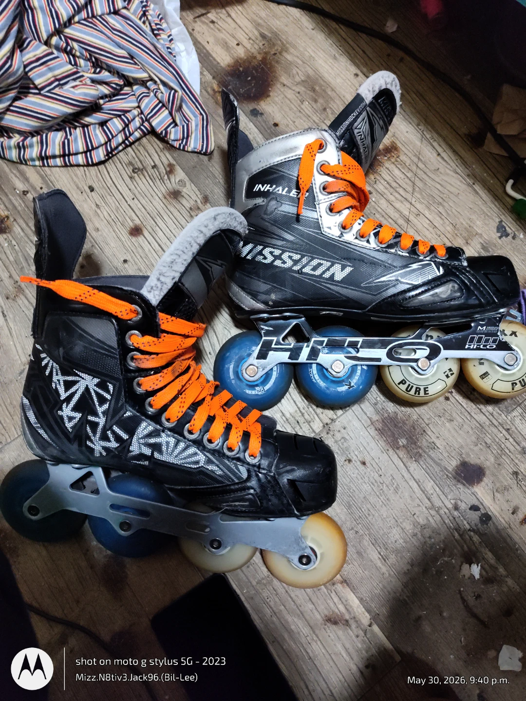 Mission Inhale Inline Hockey Skates