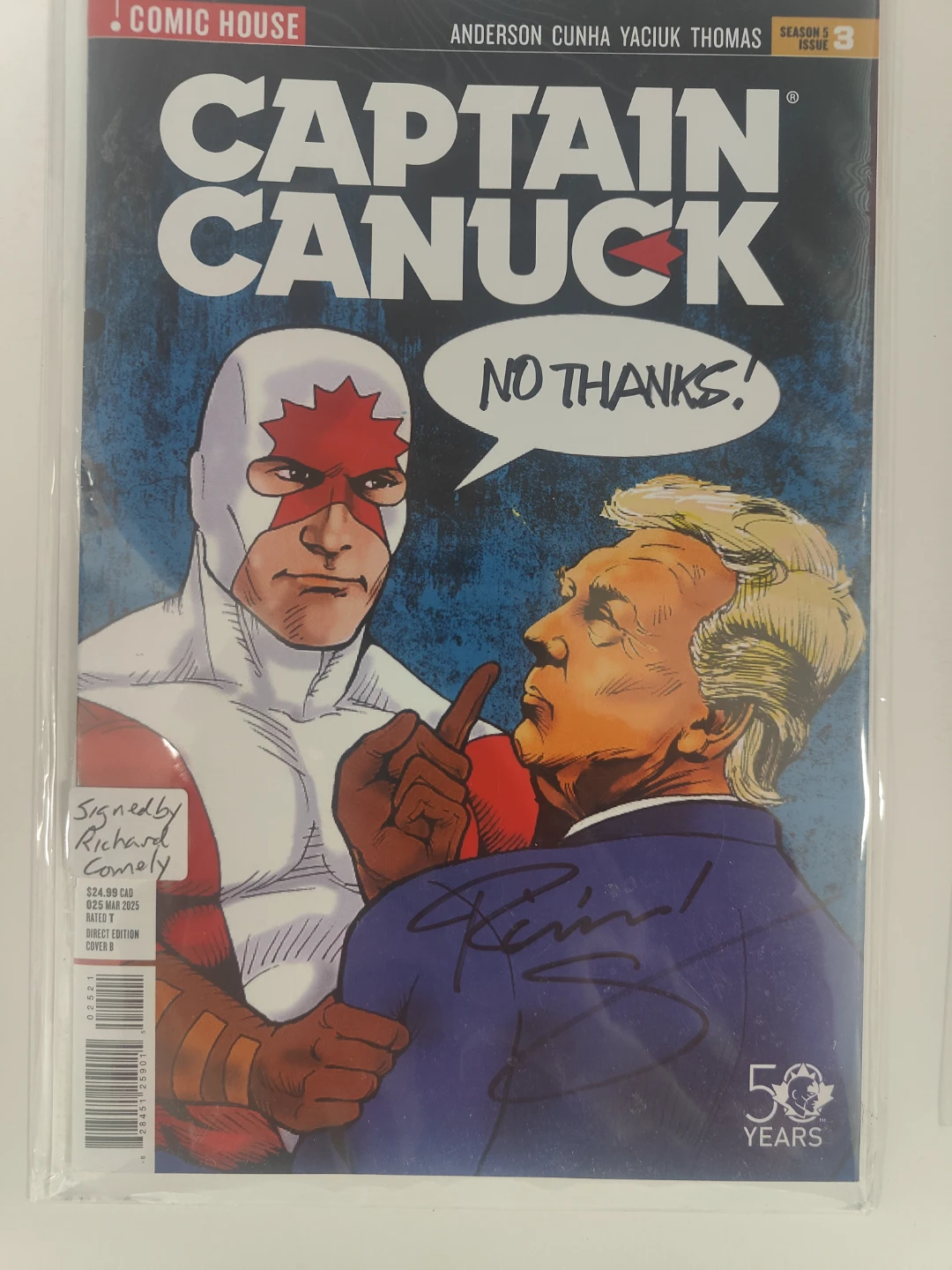 Captain Canuck Season 3 Issue 8 Comic Book - photo 2