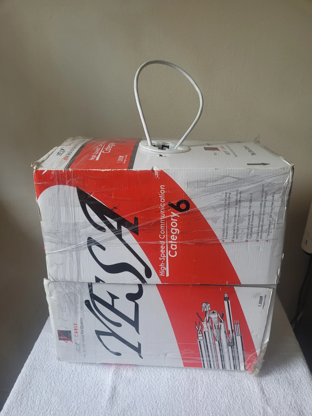 YES 667ft Category 6 High-Speed Communication Cable - photo 2