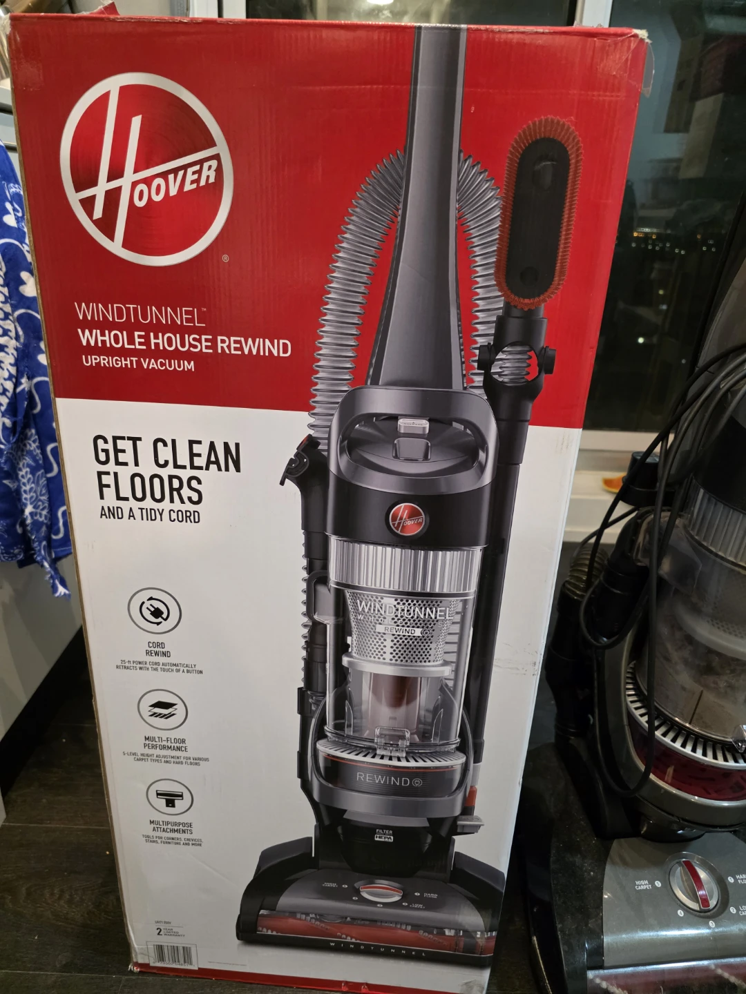 Hoover WindTunnel Whole House Rewind Upright Vacuum - photo 3