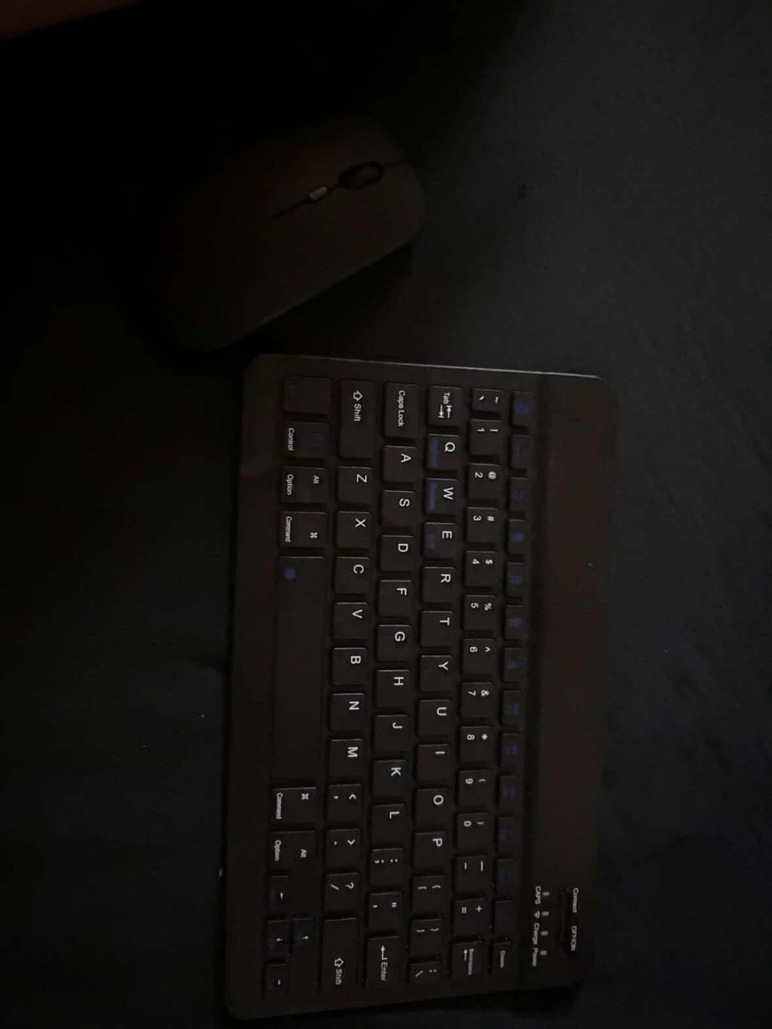 Black Bluetooth Keyboard and Mouse Combo