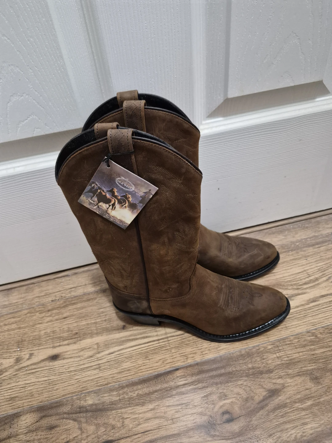 Old West Cowboy Boots Size 6.0
