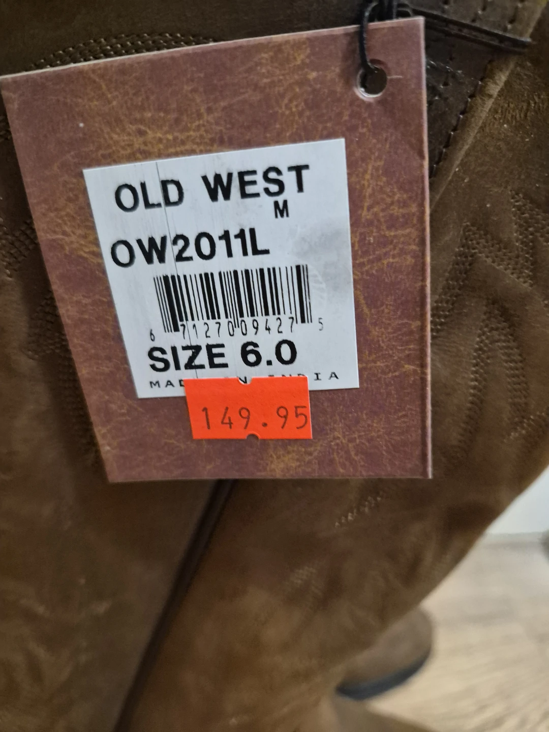 Old West Cowboy Boots Size 6.0 - photo 2