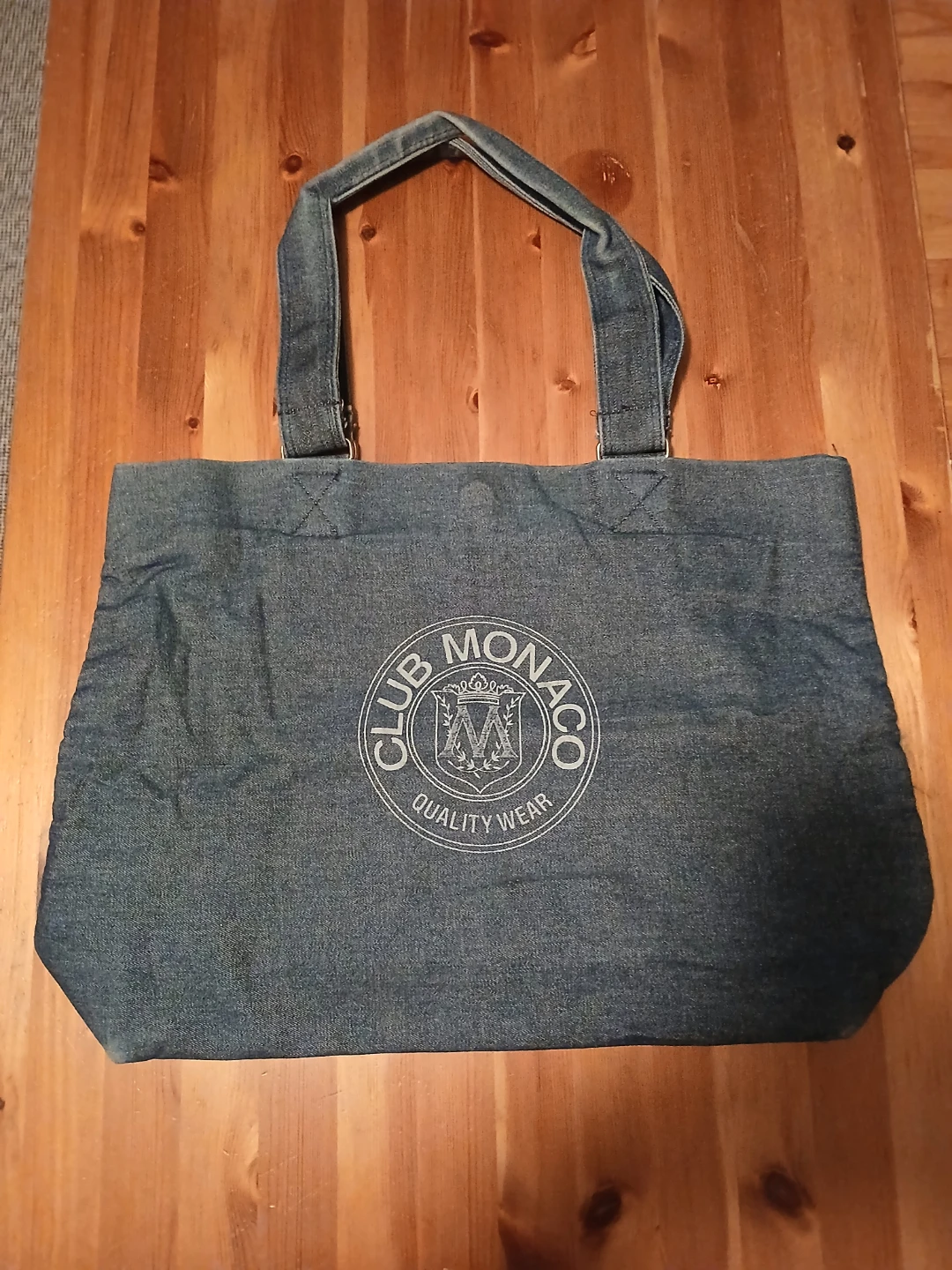 Club Monaco Denim Tote Bag