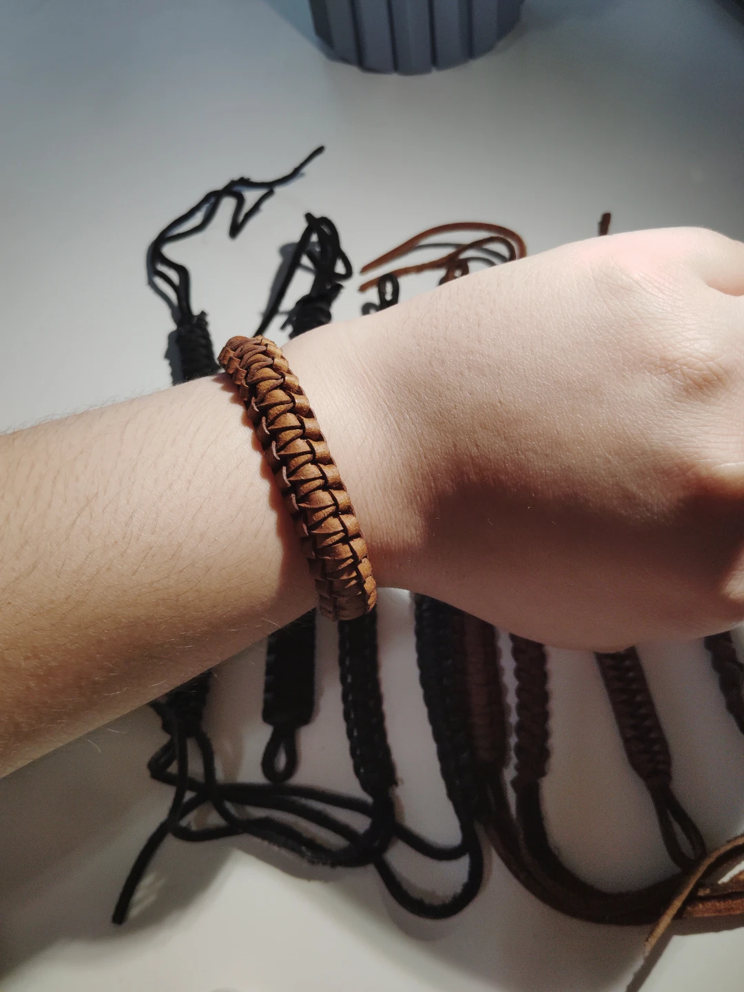 Leather bracelets for men