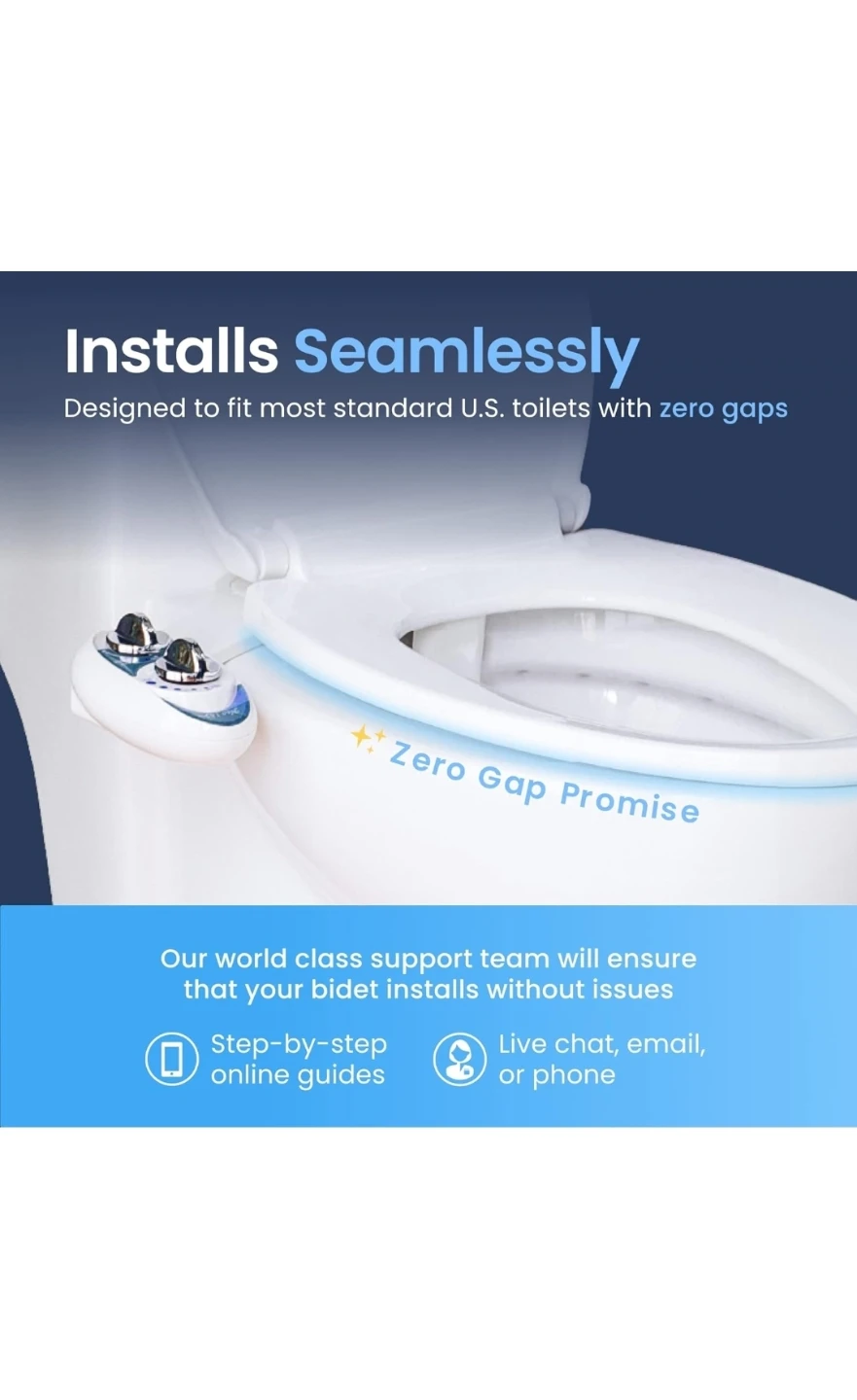 NewLUXE Bidet NEO 320 - Warm Water, Dual Nozzle, Self-Cleaning - photo 5