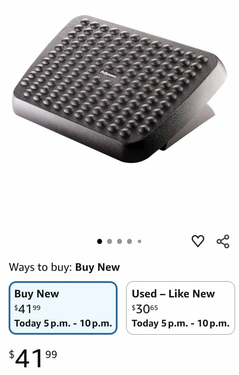 Fellowes Standard Footrest - photo 3