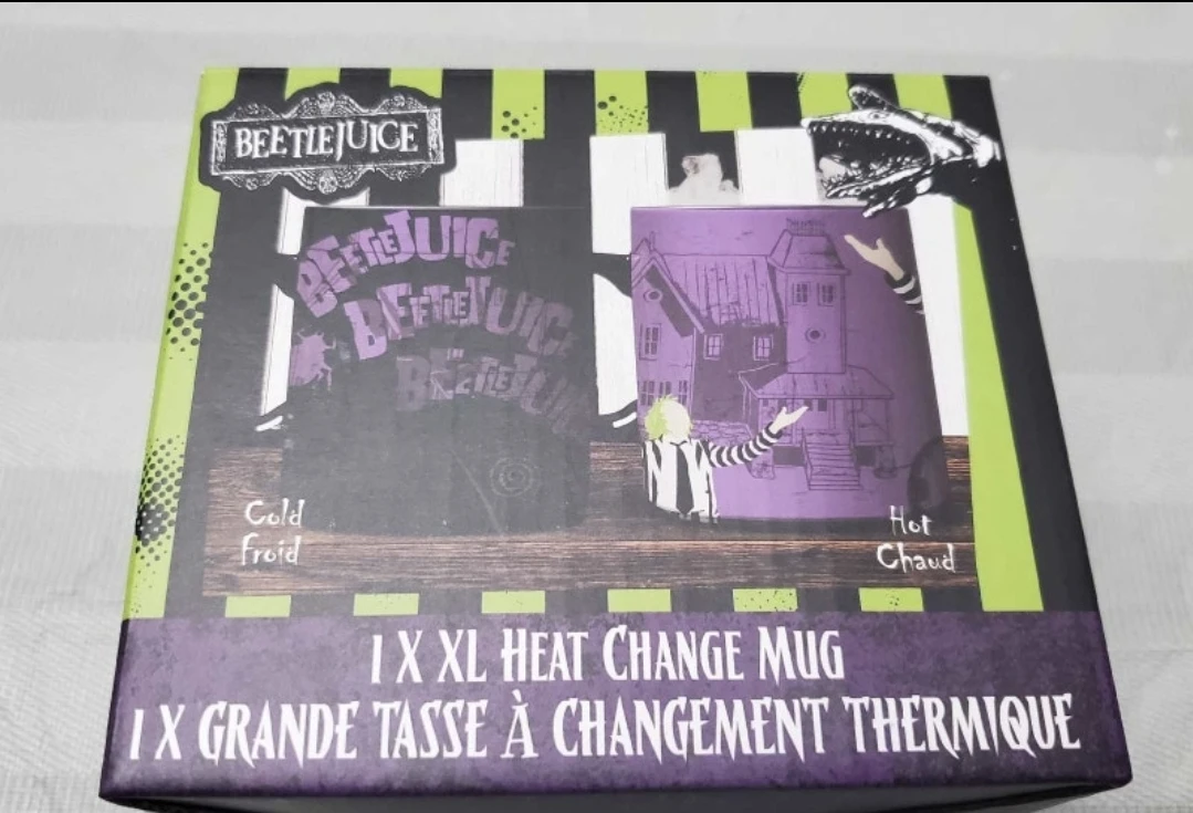 New XL Heat change mug Beetlejuice