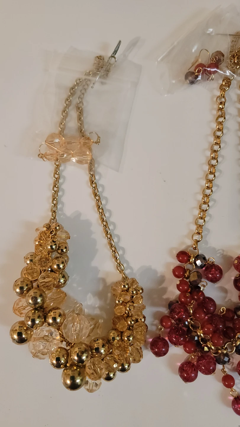 Beaded Statement Necklaces Set(24)