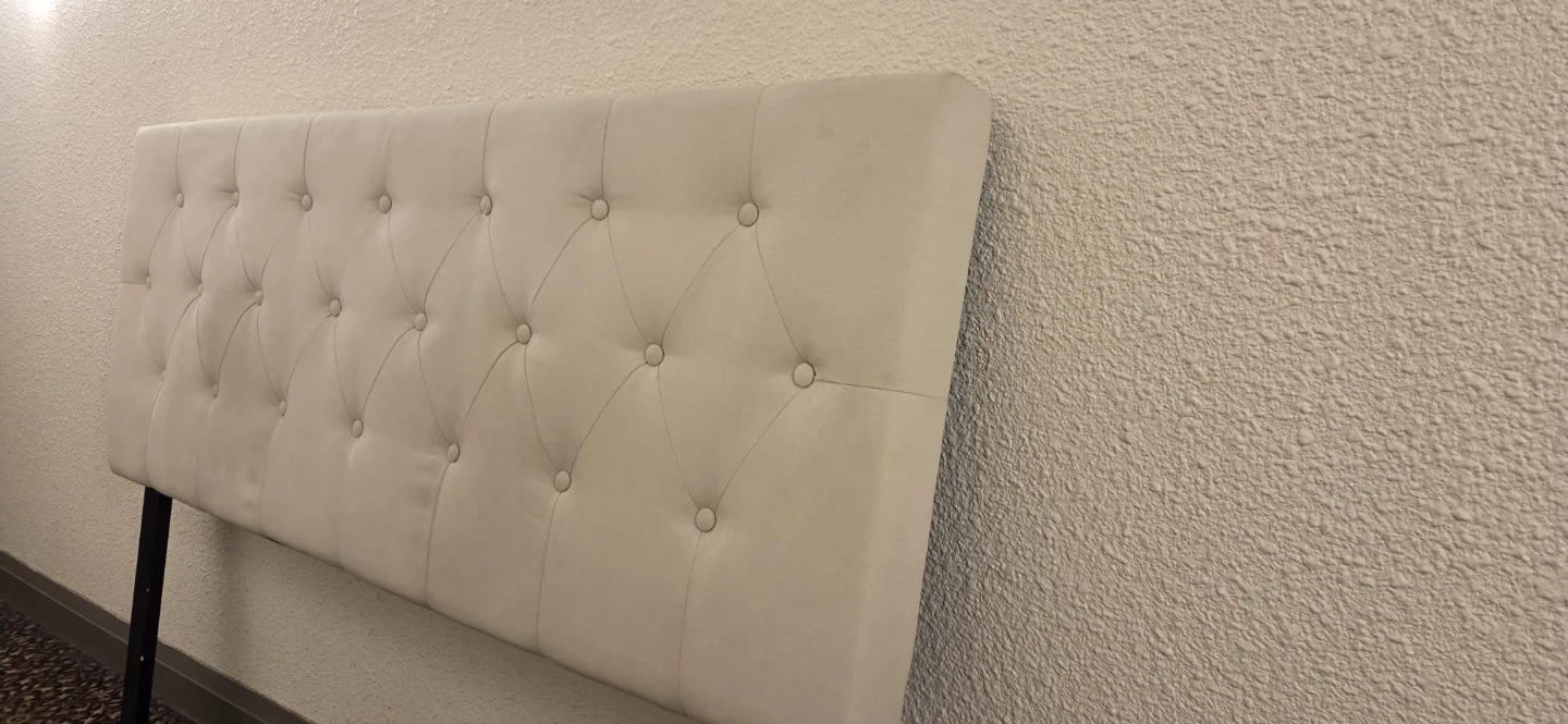 Cream Tufted Headboard