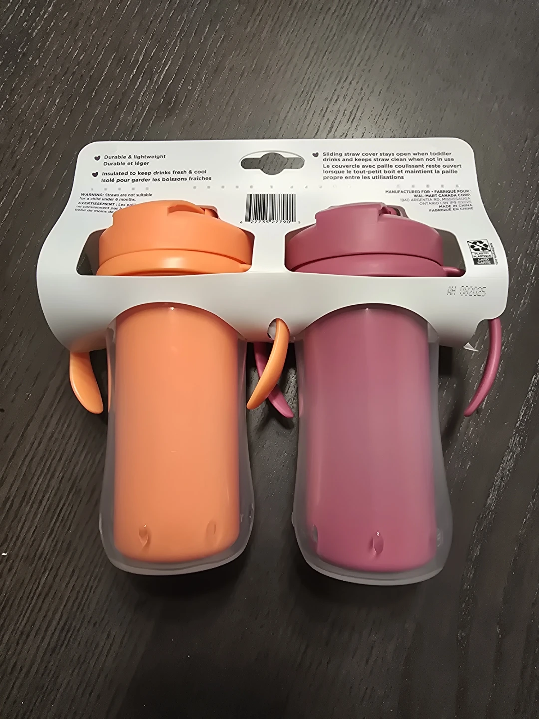 Parents Choice Insulated Straw Cups - 2 Pack - photo 2