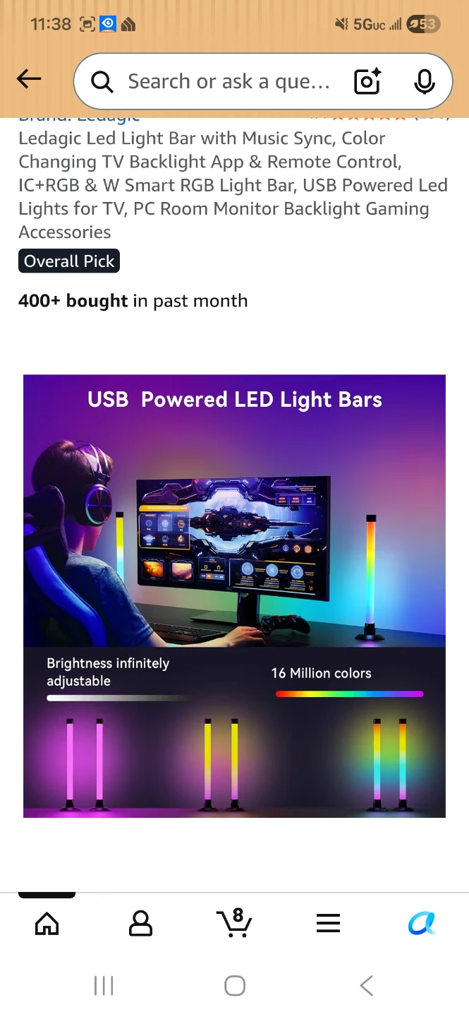 Ledagic RGBW LED Light Bars (2 Pack) - photo 3