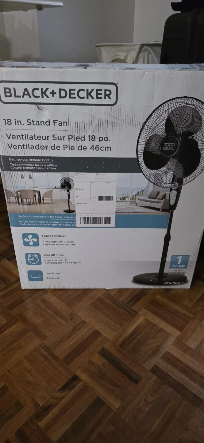 BLACK+DECKER 18 in. Stand Fan