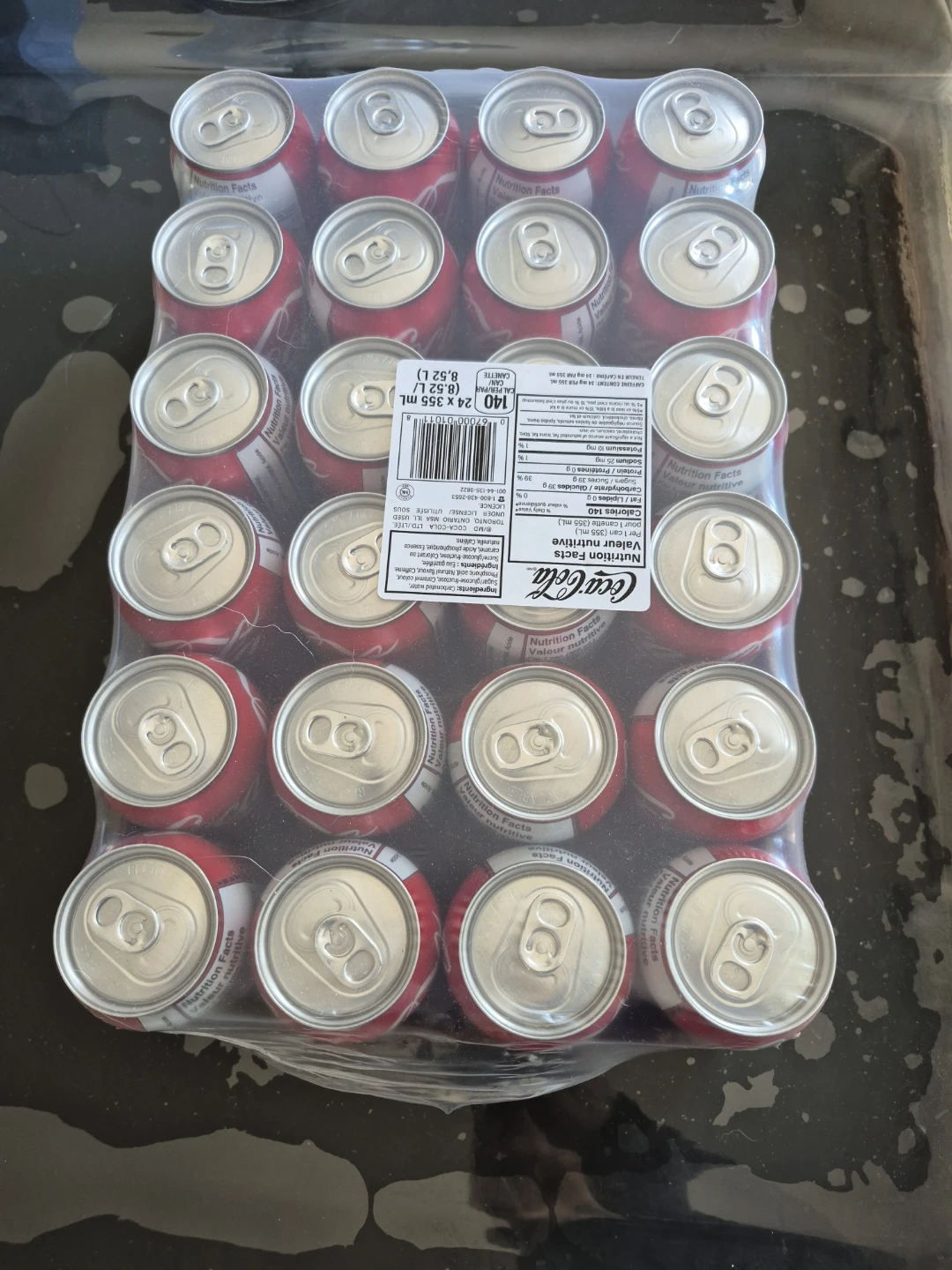 Coca-Cola Original Taste 24 Pack - 355ml Cans